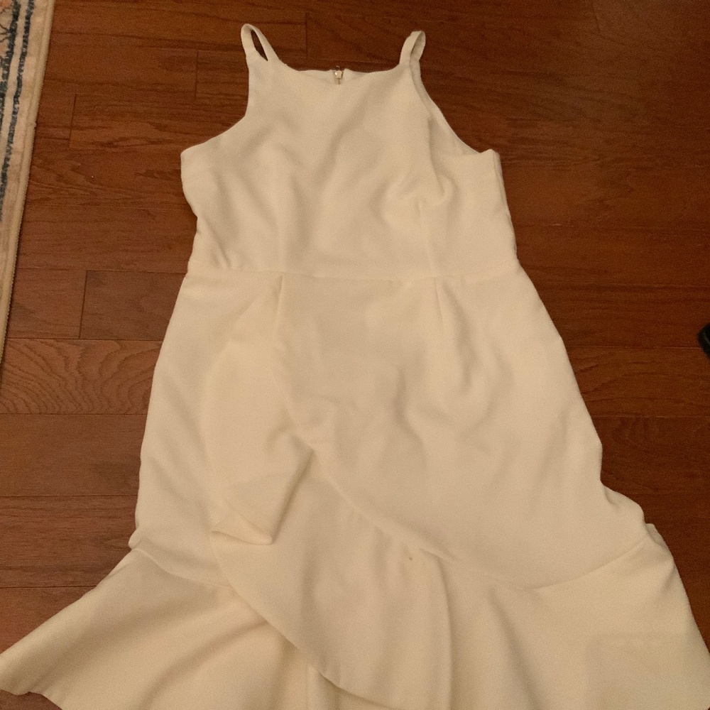 Girl’s white, nice semi-formal dress